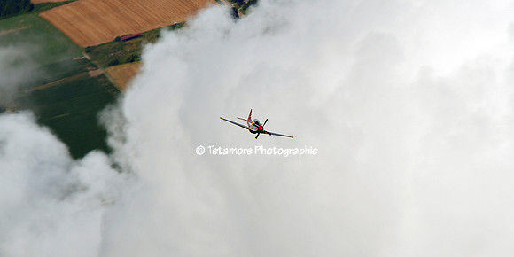 P51 Out of the Clouds