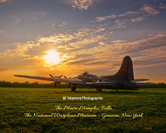 The Movie Memphis Belle at Sunset - Poster
