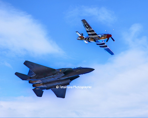 Heritage Flight at Geneseo Airshow
